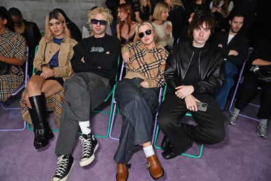 Molly Moorish-Gallagher, Lennon Gallagher, Anais Gallagher and Gene Gallagher 