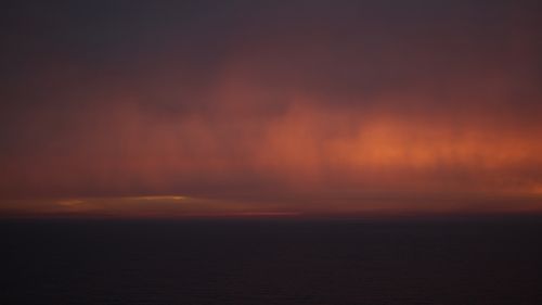 Sunrise and smoke haze from North Bondi.