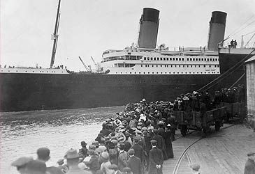 Where was the intended destination of RMS Titanic on its maiden voyage?