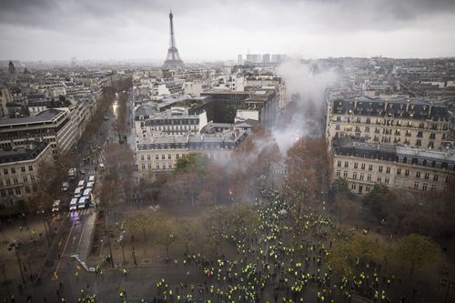 The protests spilled into wealthy neighbourhoods and amounted to the worst violence in Paris since the Sixties.