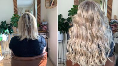 Mel Greig hair extensions