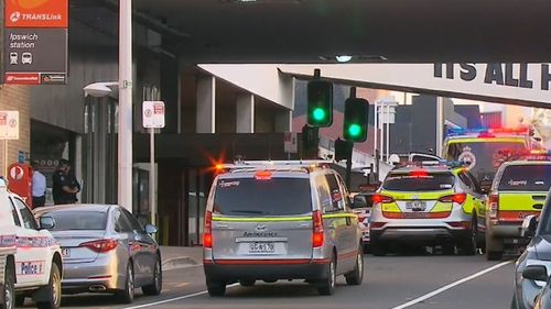 A man has been fatally shot at Ipswich railway station.