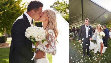 Rugby
superstar Sam Burgess and Phoebe Hooke have tied the knot in a
lavish ceremony&nbsp;at her parent's sprawling home in Bowral, in the NSW Southern
Highlands.&nbsp;