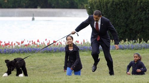 The Obamas have a second dog named Bo. (AAP)