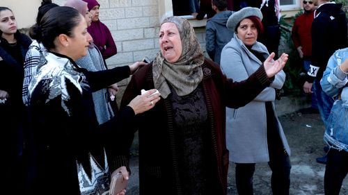 Grief among mourners who turned out to pay their respects to Aya Maasarwe, one week after she was killed in Melbourne.