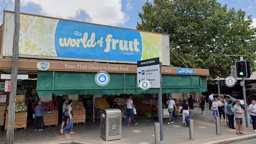 A person with COVID-19 worked at Campsie World of Fruit on a number of days last week. 