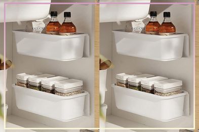 9PR: Slide Out Cabinet Storage Baskets