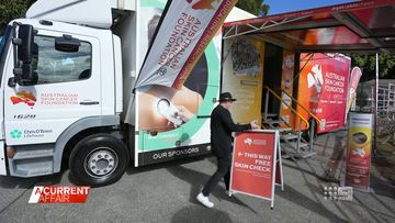 A truck offering free skin cancer checks saved a young boy who was unknowingly living with melanoma on his ear.﻿