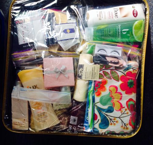 Thousands of beauty bags have been distributed across Sydney.