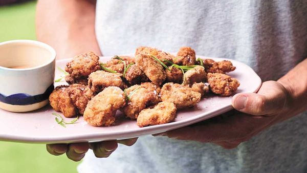 Luke Hines' better for you hot and spicy chicken nuggets