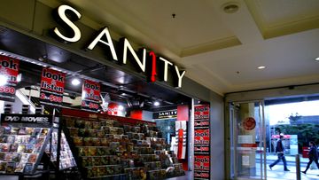 The Sanity music store in  Chatswood, Sydney, pictured in 2003.