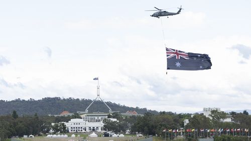 Canberra sediará a cerimônia anual de hasteamento da bandeira e cidadania nas margens do Lago Burley Griffin.