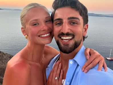 Josh Daicos and Annalise Dalins engaged