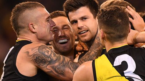 Cotchin was one of Richmond's best in the win. (AAP)