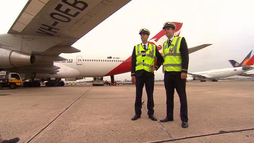 Today was the first time the brothers had flown the same plane at the same time. (9NEWS)