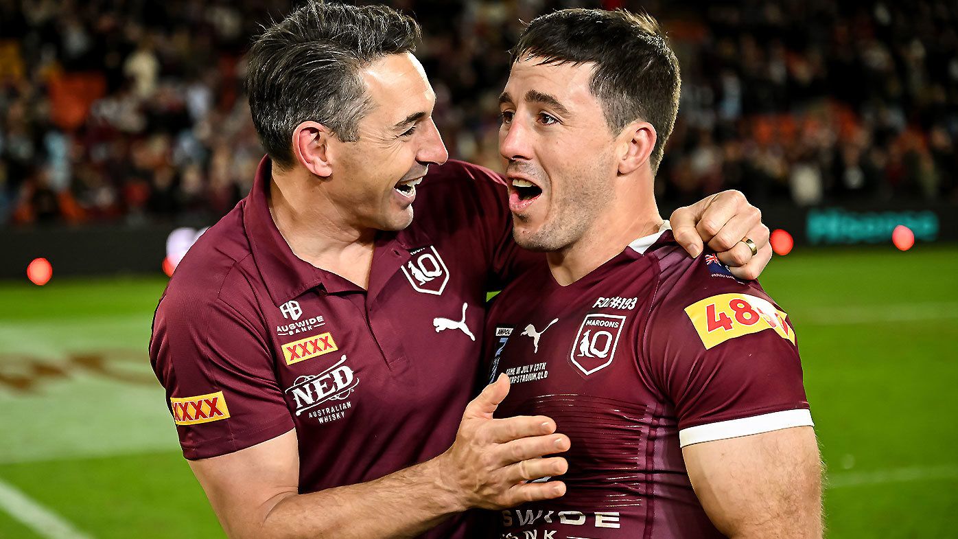 Billy Slater and Ben Hunt