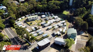 Residents own their homes but lease the land in the Woronora Village Tourist Park.