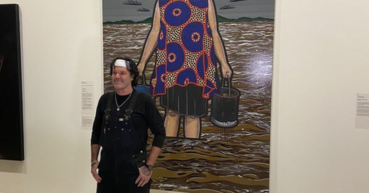 Blak Douglas wins 2022 Archibald Prize with depiction of NSW disaster – 9News