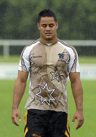 The upper torso took on a new shape as he made his NRL All Stars debut in 2010.