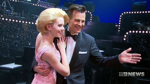 Hannah Frederickson stars as Bobby Darin's wife Sandra Dee. (9NEWS)