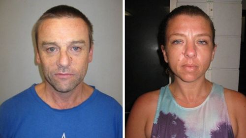 Police believe the girl may be in the company of these two people. (Queensland Police)