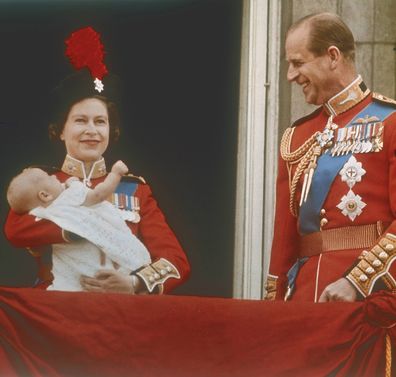 Queen Elizabeth royal family Trooping the Colour