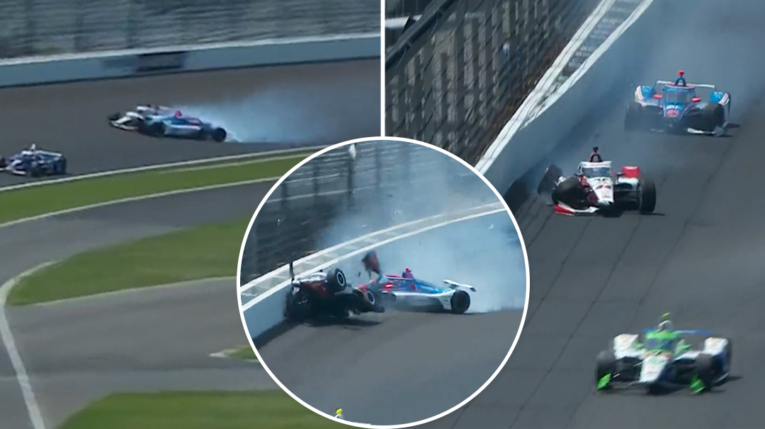 Marco Andretti survives scary road crash in $400k Lamborghini just days out from Indianapolis 500