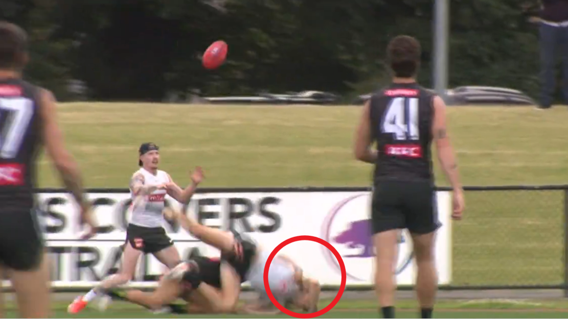 Nathan Murphy returned to training after a scary dump tackle.