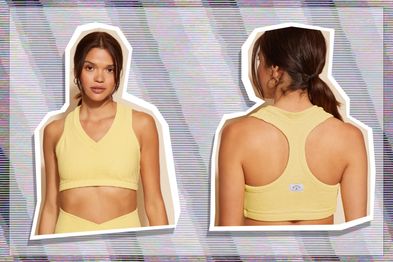 9PR: dk active Jemima Crop in yellow.