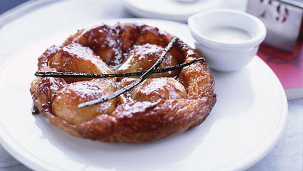 Pear tarte Tatin