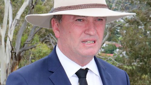 Barnaby Joyce will step down as Nationals leader on Monday. (AAP)