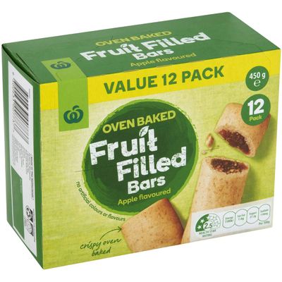 Woolworths Apple Oven Baked Fruit Bars