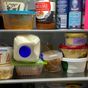 The familiar struggle in this family-of-four's fridge