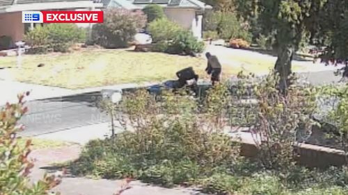 A﻿ man is fighting for life after he was allegedly attacked by two men on bikes in broad daylight in Adelaide.