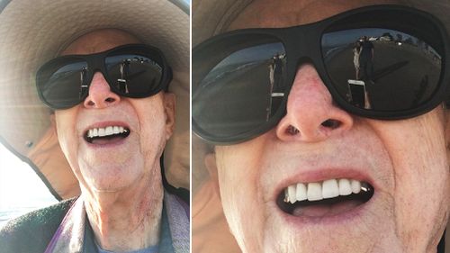 Elderly man's attempt to take couple's photo fails in adorable way