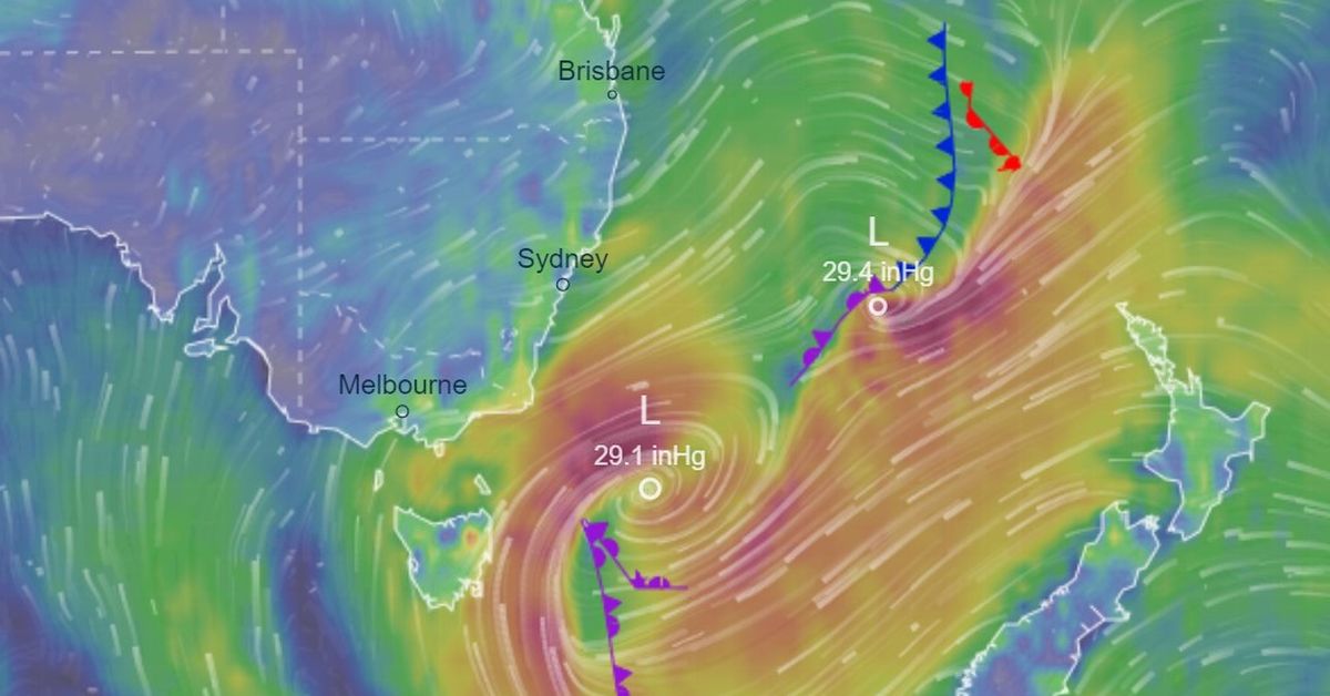 Tasmania to be lashed by gale force winds, potentially heavy rainfall