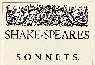 How many sonnets were published in the 1609 quarto Shakespeare's Sonnets?