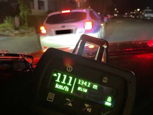 NSW Police Force Traffic and Highway Patrol Command﻿ detected a white Subaru going 111kph in the 60kph signposted speed zone on Parramatta Road in Burwood last month.