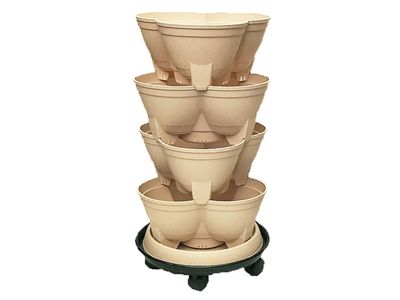 Midi stacking pots with trolley — Stackapots