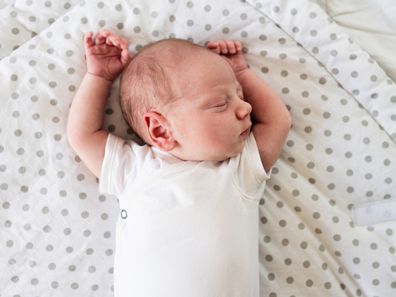 Newborn baby sleeping