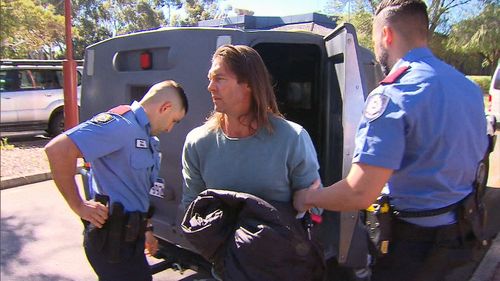 Ben Cousins is behind bars after being arrested in Perth.