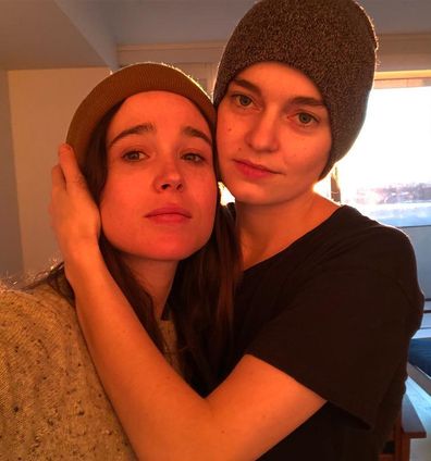 Ellen Page and Emma Portner selfie