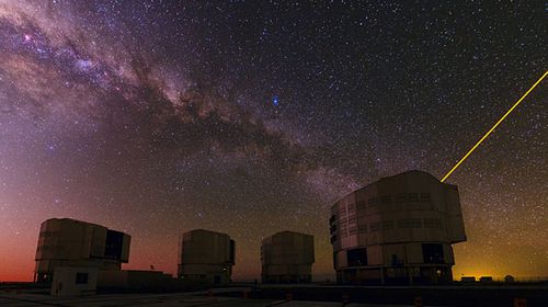 A powerful telescope in the Chilean desert helped discover the new black hole. (Photo: AFP).