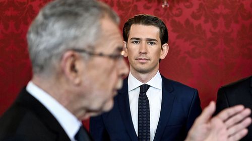 Austria's new chancellor Sebastian Kurz and President Alexander Van der Bellen. (Photo: AP).