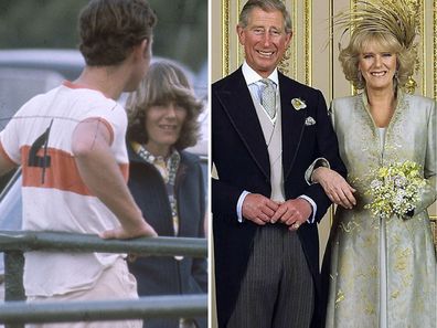 Charles and Camilla through the years.