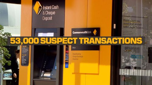 AUSTRAC has alleged there were 53,000 suspect transactions.