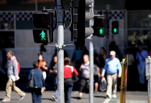 The traffic lights are aimed at reducing "unconscious bias" against women. Picture: AAPThe traffic lights are aimed at reducing "unconscious bias" against women. Picture: AAP