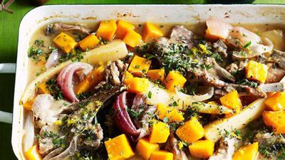 Recipe:&nbsp;<a href="http://kitchen.nine.com.au/2016/05/16/13/51/lemonscented-lamb-casserole-with-winter-vegetables" target="_top" draggable="false">Lemon-scented lamb casserole with winter vegetables</a>