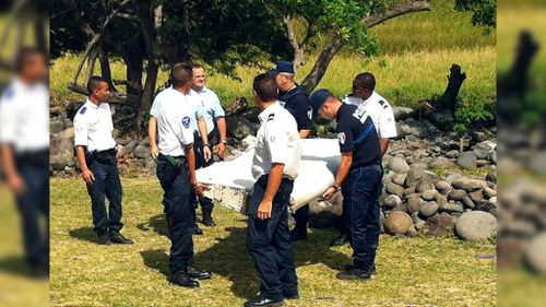 A piece of debris from MH370 was found on the island of Reunion in 2015.
