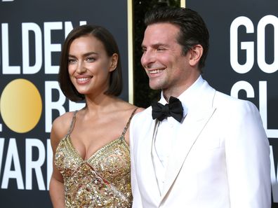 Irina Shayk and Bradley Cooper attend the 76th Annual Golden Globe Awards at The Beverly Hilton Hotel on January 6, 2019 in Beverly Hills, California.  (Photo by Frazer Harrison/Getty Images)